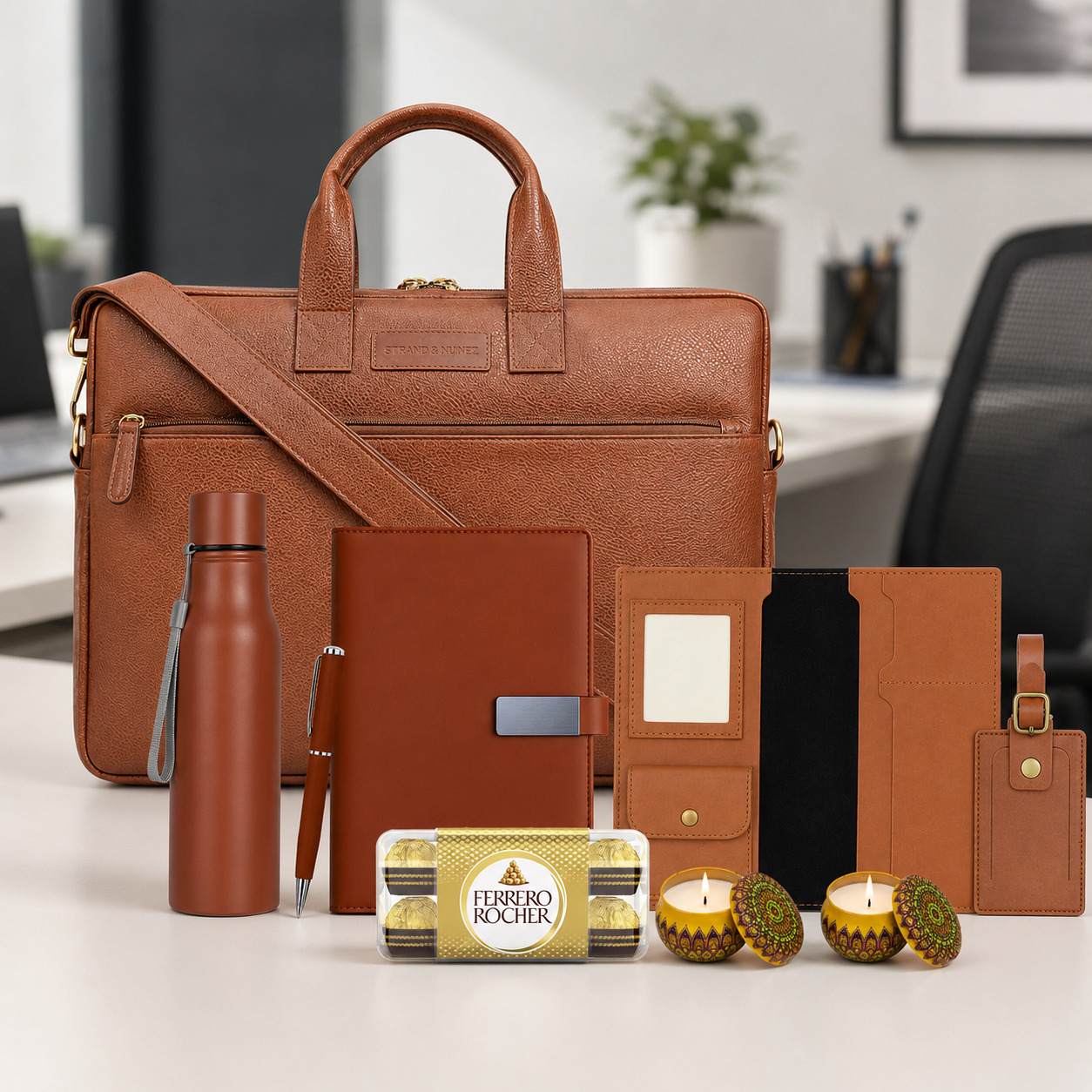 Executive Corporate Welcome Kit Leather Business Collection
